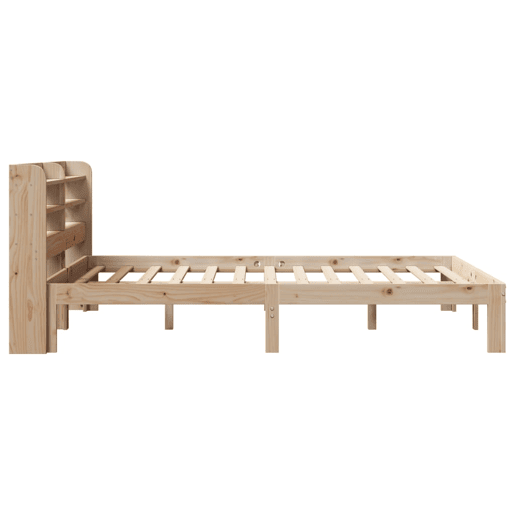 Estrutura De Cama De Casal c cabeceira - 150x200 cm pinho maciço