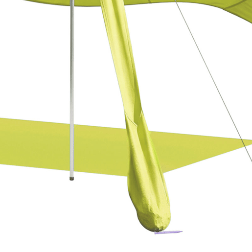 Outsunny Tenda de Praia Dobrável 208x200 cm, Toldos Portáteis para 2-4 Pessoas com Tapete, UPF50+, Postes de Alumínio, Pá, Estacas e Bolsa de Transporte Impermeável, para Campismo, Pesca, Verde
