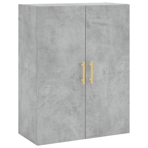 Armário alto - Bufete - Móvel de apoio 69,5x34x180 cm derivados de madeira cinza cimento pt896 Armário alto - Bufete - Móvel de apoio 69,5x34x180 cm derivados de madeira cinza cimento pt896