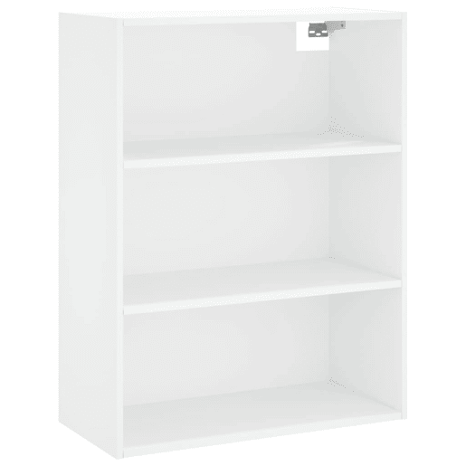 Armário alto - Bufete - Móvel de apoio 69,5x34x180 cm derivados de madeira branco pt623