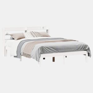 Estrutura De Cama Dupla para adultos c cabeceira - 140x200 cm branco