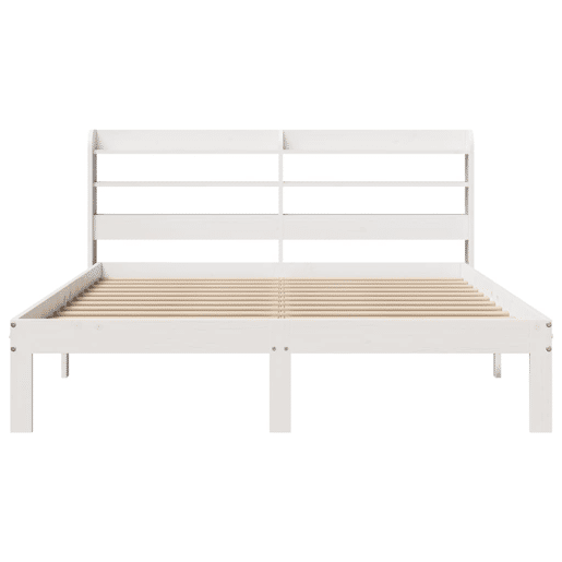 Estrutura De Cama Dupla para adultos c cabeceira - 140x200 cm branco