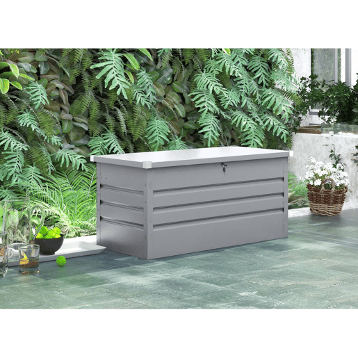 Caixa de Jardim Metálica Store - 480L - Prata