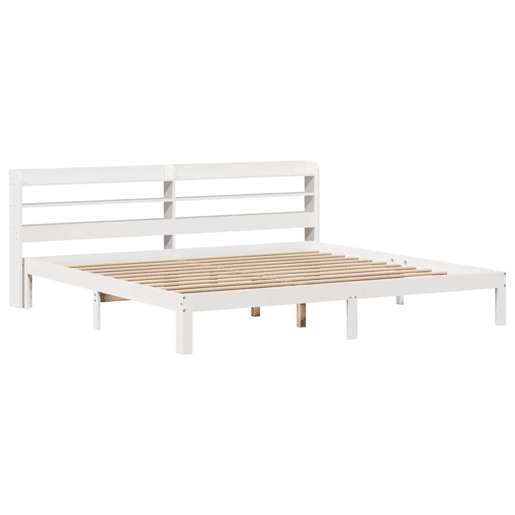 Estrutura De Cama Dupla para adultos c cabeceira - 180x200 cm branco