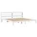Estructura De Cama Doble Matrimonial 190x216 Estructura De Cama Doble Matrimonial 190x216 Blanco