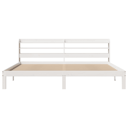 Estrutura De Cama Dupla para adultos c cabeceira - 180x200 cm branco