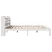 Estructura De Cama Doble Matrimonial 190x216 Estructura De Cama Doble Matrimonial 190x216 Blanco