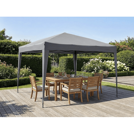Arboreto rebatível Svetlana 3 - 9 m² - 3 x 3 m - Cinzento
