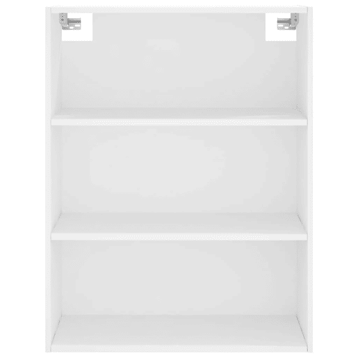 Armário alto - Bufete - Móvel de apoio 69,5x34x180 cm derivados de madeira branco pt744