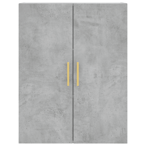 Armário alto - Bufete - Móvel de apoio 69,5x34x180 cm derivados de madeira cinza cimento pt924 Armário alto - Bufete - Móvel de apoio 69,5x34x180 cm derivados de madeira cinza cimento pt924