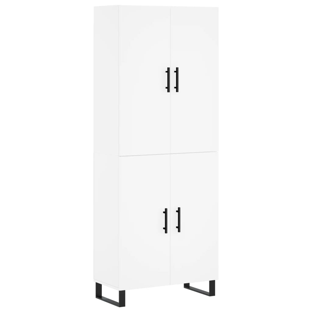 Aparador alto - Mueble de almacenamiento 69 Blanco
