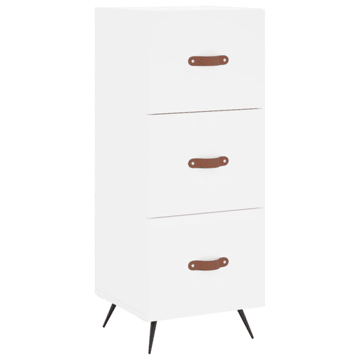Armário alto - Bufete - Móvel de apoio 34,5x34x180 cm madeira processada branco pt596 Armário alto - Bufete - Móvel de apoio 34,5x34x180 cm madeira processada branco pt596
