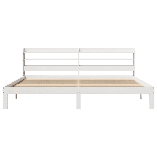 Estrutura De Cama Dupla para adultos c cabeceira - 200x200 cm branco