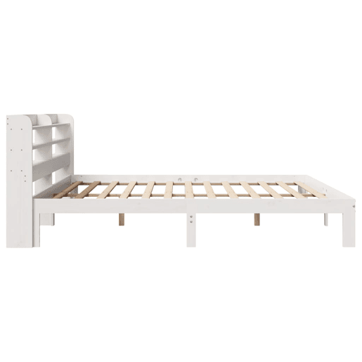 Estrutura De Cama Dupla para adultos c cabeceira - 200x200 cm branco