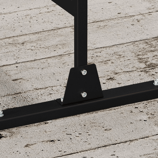 Outsunny Biombo de 3 Painéis 122x198 cm Biombo Separador de Ambientes com Suporte e Parafusos de Expansão Design de Folhas Grandes para Exterior Jardim Pátio Terraço Preto