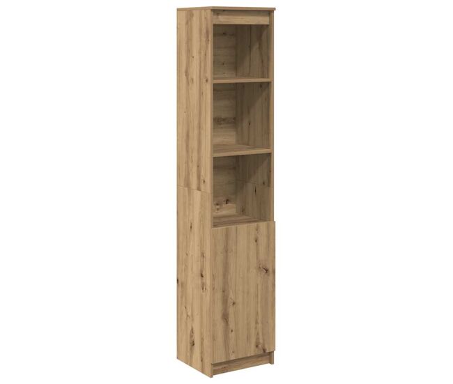 Aparador - mueble de almacenamiento artisan roble 37,5x35x180 cm madera de ingeniería es1636