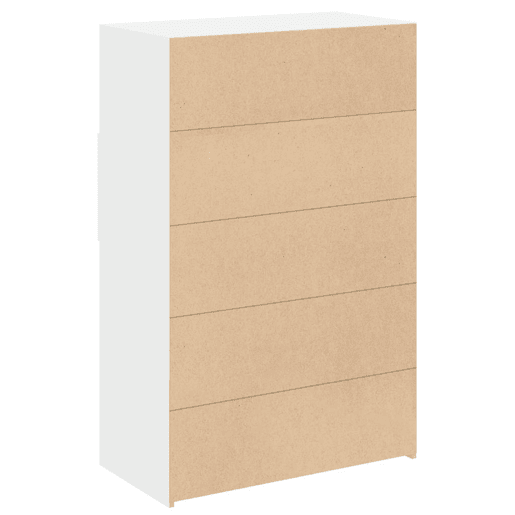 Armário alto - Bufete - Móvei de apoio 80x42,5x124 cm derivados de madeira branco pt3209
