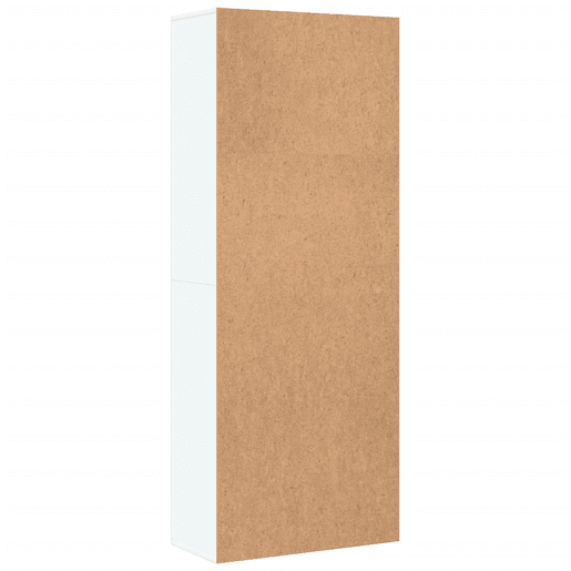 Armário alto - Bufete - Móvel de apoio 70x35x180 cm derivados de madeira branco pt1235