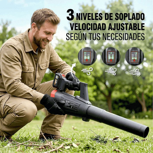 Outsunny Soprador de Folhas Sem Fios 18V com 2 Baterias 4.0Ah e Carregador Motor Sem Escovas 600W 3 Velocidades Correia para Ombro 149 kmh Soprador a Bateria Leve para Folhas Poeira Neve e Resíduos 96x16,5x29 cm Preto