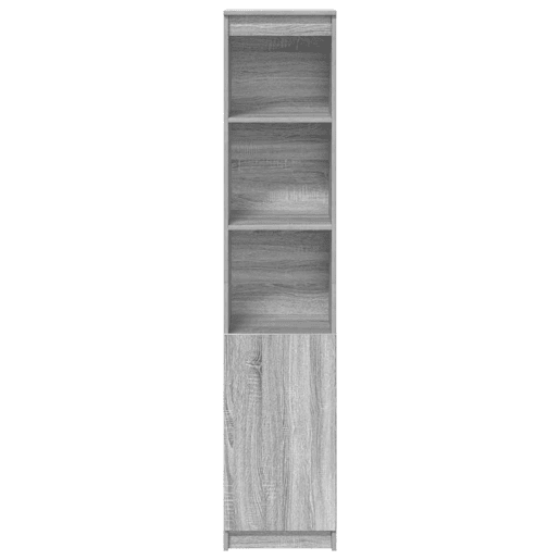 Aparador - Bufete - Móvei de apoio alto 37,5x35x180 cm derivados madeira sonoma cinzento pt4073