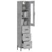 Aparador alto - Mueble de almacenamiento 34 Aparador alto - Mueble de almacenamiento 34 Blanco