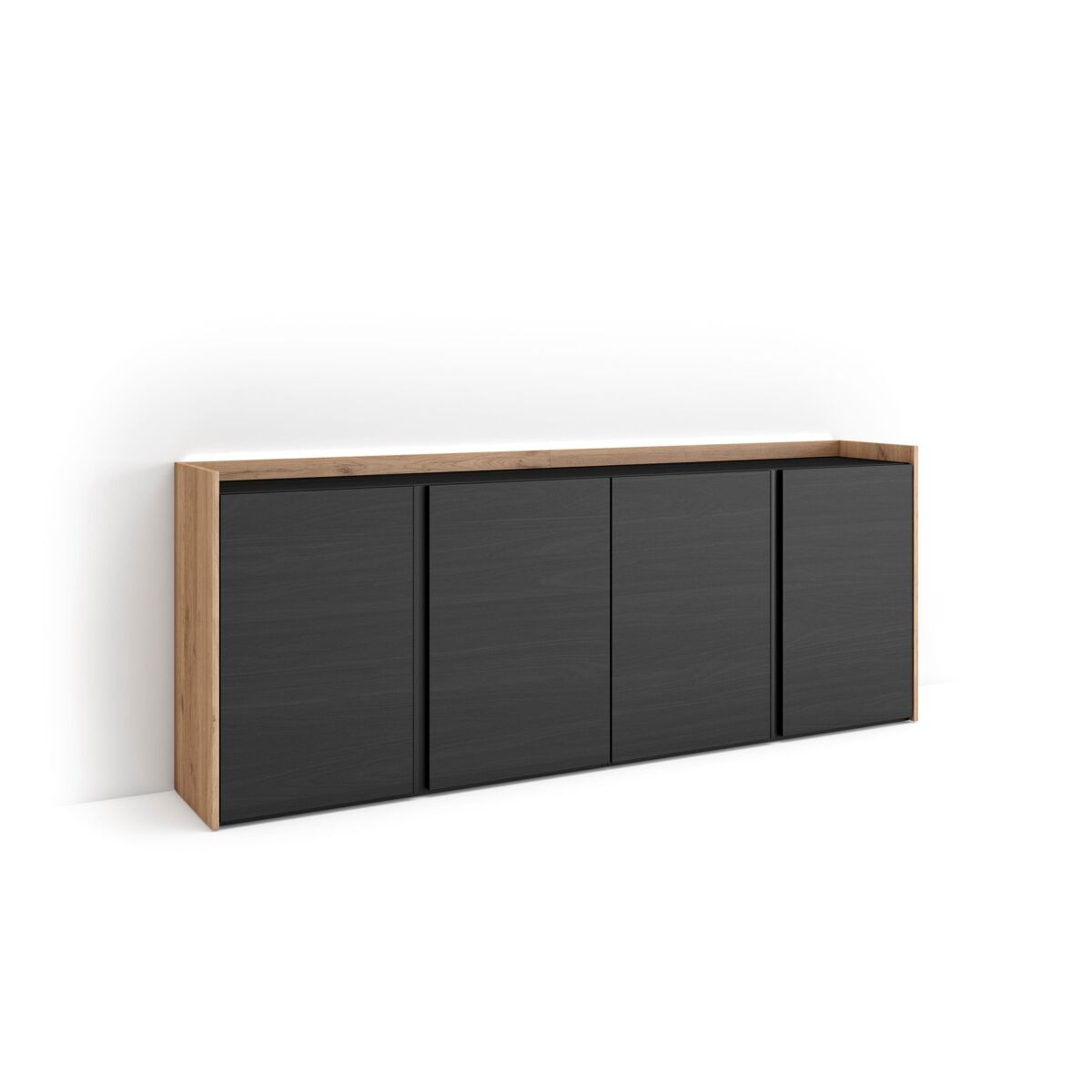 Aparador 207 Negro/ Beige