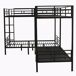 Cama litera Cama litera Negro