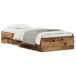 Estructura de cama individual para adultos 93x203 Estructura de cama individual para adultos 93x203 Marrón