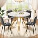 Conjunto de mesas y sillas de comedor 100x100 Conjunto de mesas y sillas de comedor 100x100 Gris