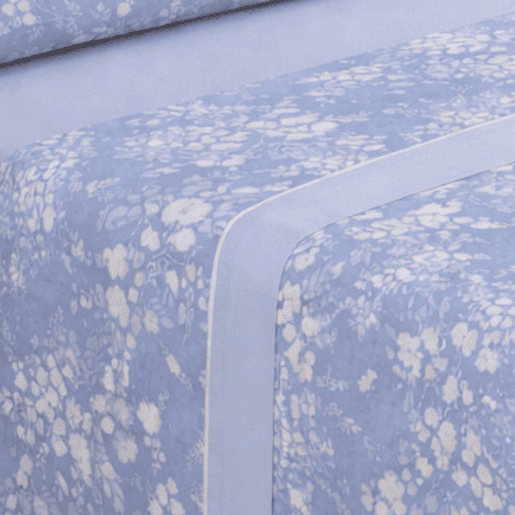 Jogo de Lençóis 90cm 144 Fios Arami Blue (3 Peças) Donegal Collections