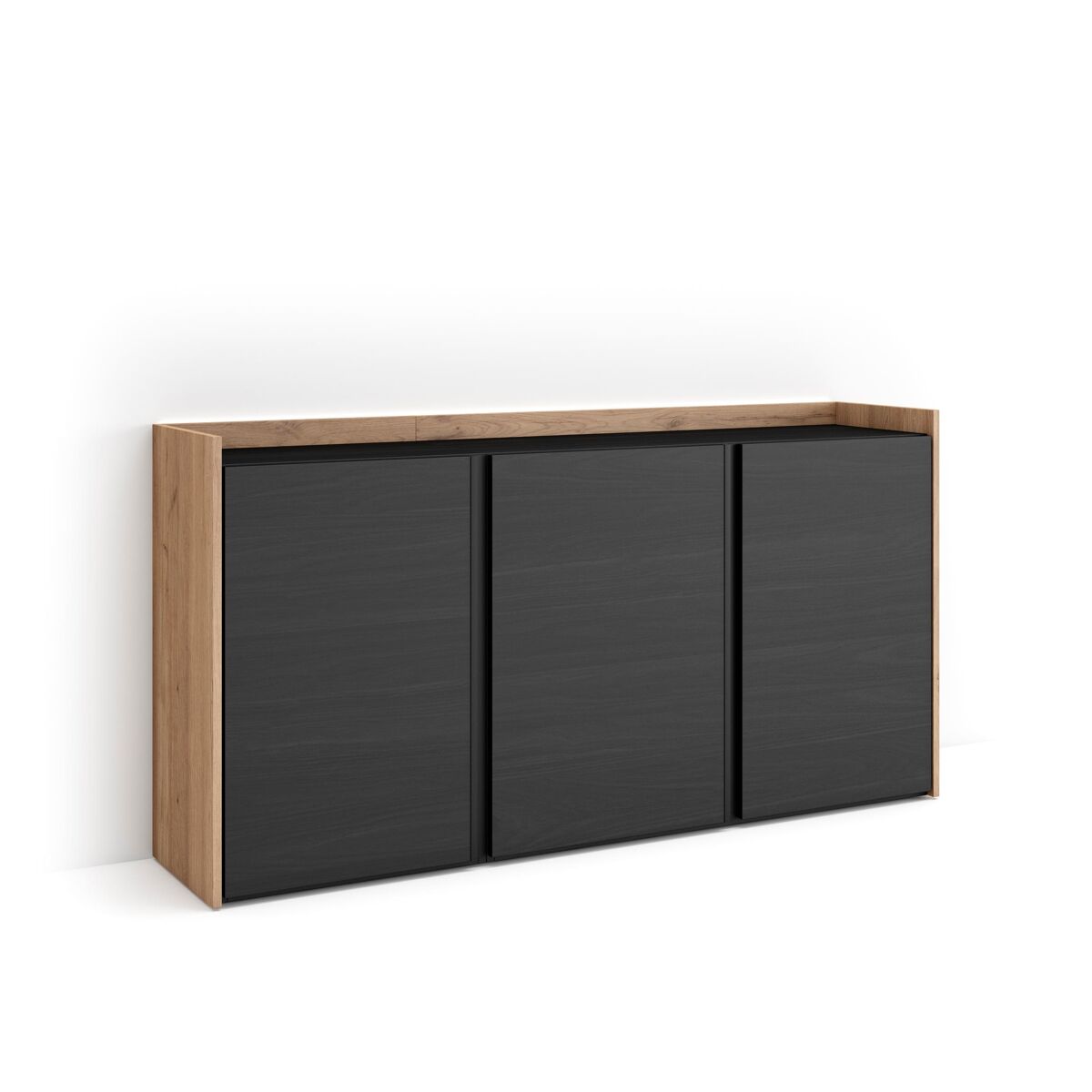 Aparador 156 Negro/ Beige