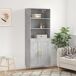 Aparador alto - Mueble de almacenamiento 69 Aparador alto - Mueble de almacenamiento 69 Gris