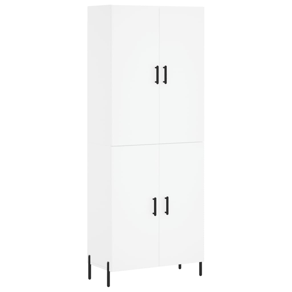 Aparador alto - Mueble de almacenamiento 69 Blanco
