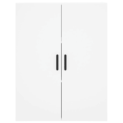 Armário alto - Bufete - Móvel de apoio 69,5x34x180 cm derivados de madeira branco pt647