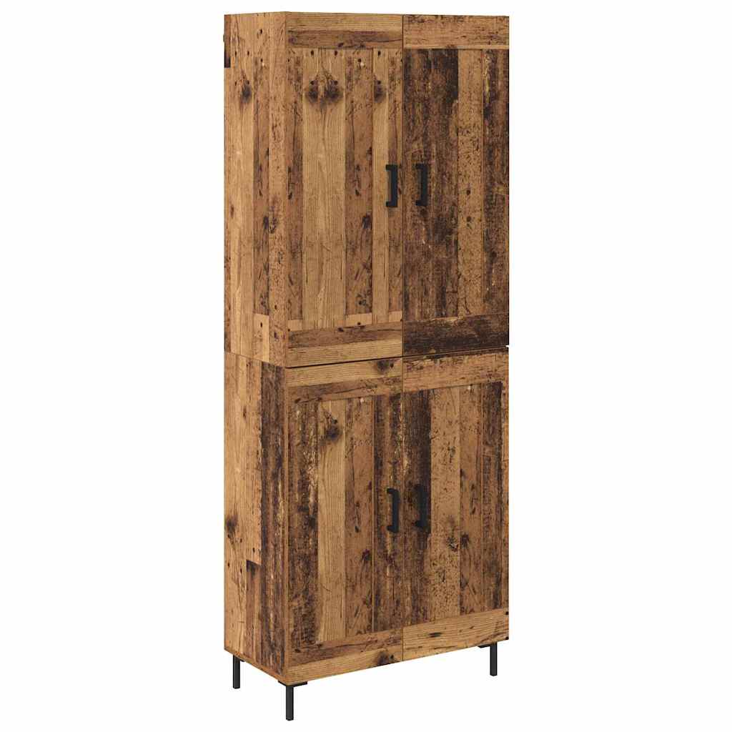 Aparador alto - Mueble de almacenamiento 69 Madera