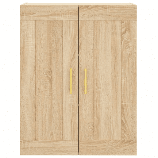 Armário alto - Bufete - Móvel de apoio 69,5x34x180 cm derivados de madeira cor sonoma pt836