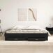 Estructura De Cama Doble Matrimonial 183x203 Estructura De Cama Doble Matrimonial 183x203 Negro/ Madera