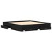 Estructura De Cama Doble Matrimonial 183x203 Estructura De Cama Doble Matrimonial 183x203 Negro/ Madera