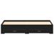 Estructura De Cama Doble Matrimonial 183x203 Estructura De Cama Doble Matrimonial 183x203 Negro/ Madera