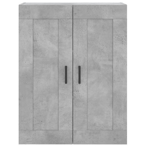Armário alto - Bufete - Móvel de apoio 69,5x34x180 cm derivados de madeira cinza cimento pt972