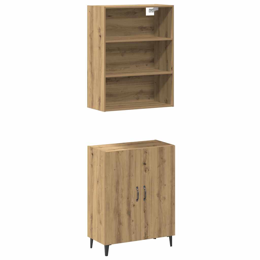 Aparador - Mueble de almacenamiento 69 Roble Artisan