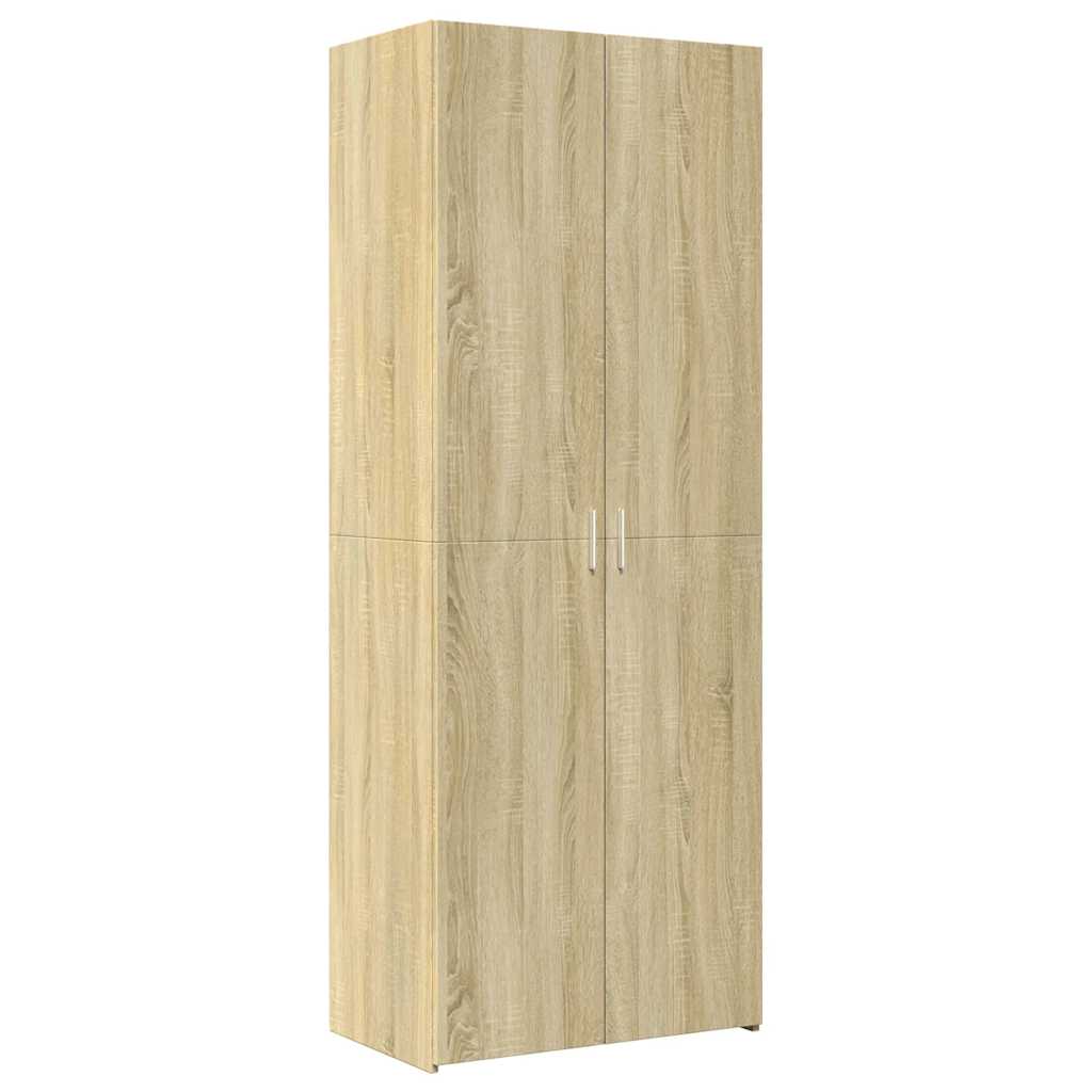 Aparador alto - Mueble de almacenamiento 70 Madera Clara
