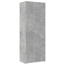 Armário alto - Bufete - Móvel de apoio 70x42,5x185 cm derivados madeira cinzento cimento pt1285