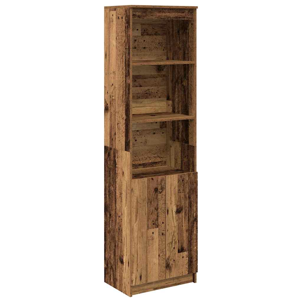 Aparador alto - Mueble de almacenamiento 50 Madera