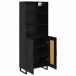 Aparador alto - Mueble de almacenamiento 69 Aparador alto - Mueble de almacenamiento 69 Negro