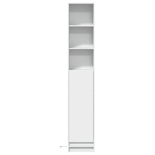 Aparador - Bufete - Móvei de apoio c luzes LED 36x32,5x200cm derivados de madeira branco pt2109