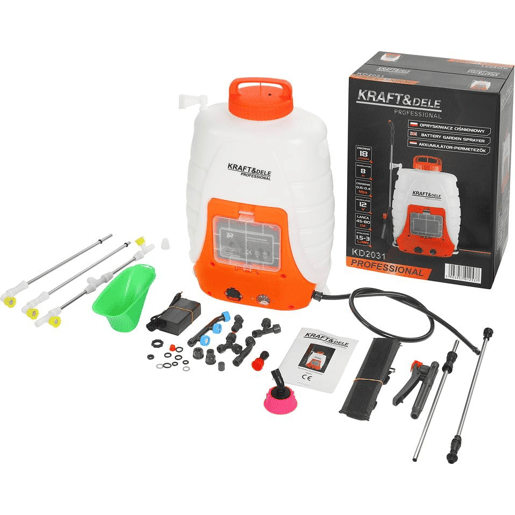 Pulverizador elétrico AgroTech com bateria 1