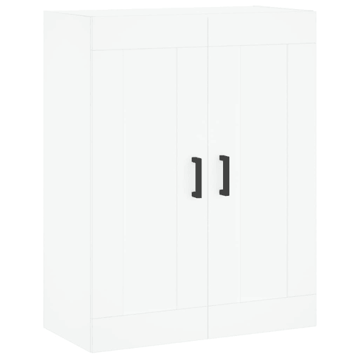 Armário alto - Bufete - Móvel de apoio 69,5x34x180 cm derivados de madeira branco pt738 Armário alto - Bufete - Móvel de apoio 69,5x34x180 cm derivados de madeira branco pt738