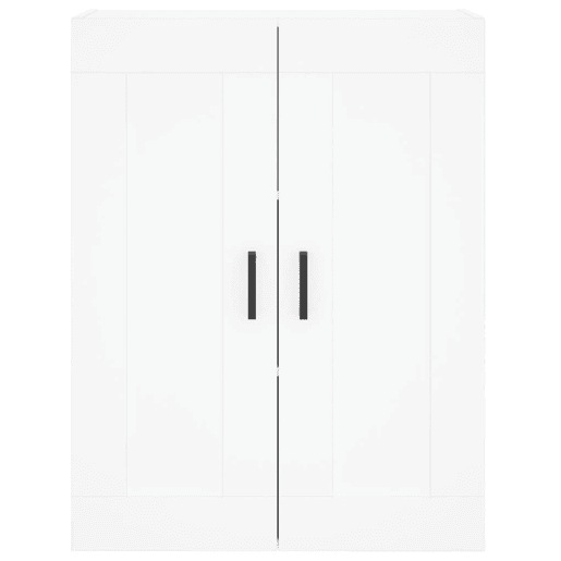 Armário alto - Bufete - Móvel de apoio 69,5x34x180 cm derivados de madeira branco pt738 Armário alto - Bufete - Móvel de apoio 69,5x34x180 cm derivados de madeira branco pt738
