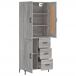 Aparador alto - Mueble de almacenamiento 69 Aparador alto - Mueble de almacenamiento 69 Blanco